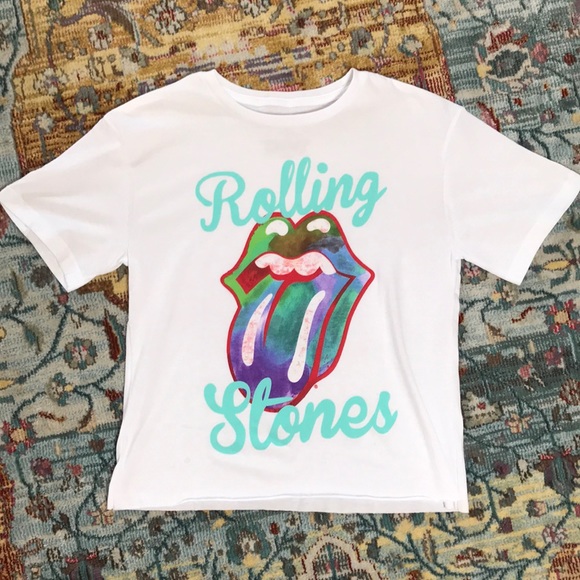 Tops - The Rolling Stones | NWOT Graphic Crop Top